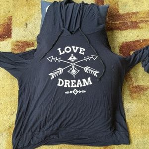 Hooded shirt